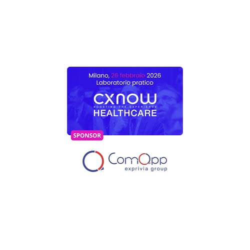ComApp sponsor di CXNow Healthcare 2026: tecnologia e relazioni al servizio della cura